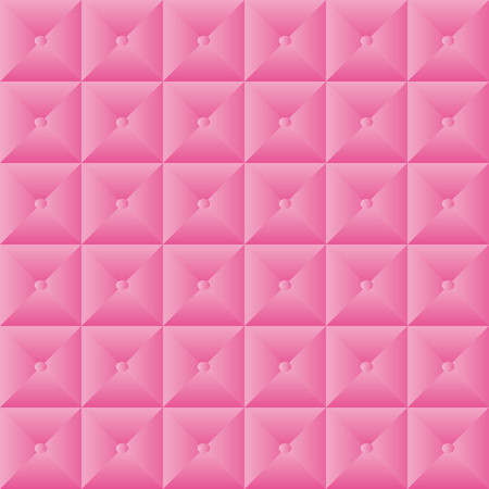 Pink quilt pattern effect with buttonsのイラスト素材