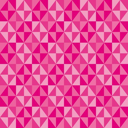Fun geometric pattern with light and dark pink diamondsのイラスト素材