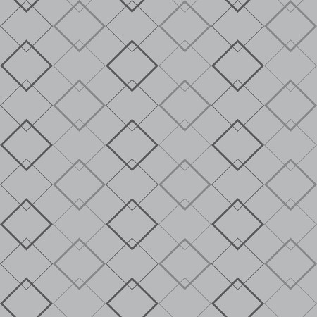 Geometric pattern with light and dark gray rhombus on gray backgroundのイラスト素材