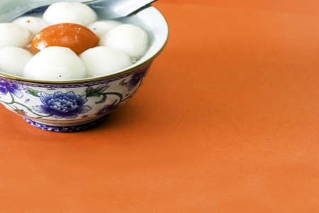 Traditional sweet chinese glutinous rice ballの写真素材