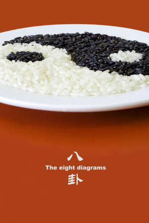 Bagua diagram riceの写真素材