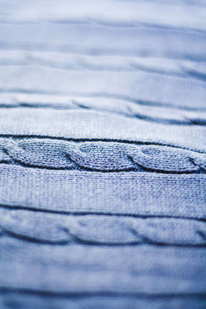 Used woolen sweater texture の写真素材