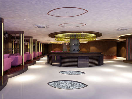 rendering hallの写真素材