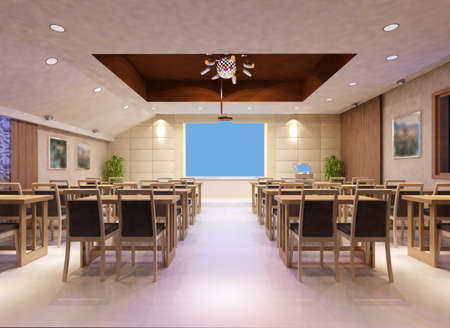 rendering class room