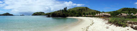 Beach rest pavillion in islands, Indonesia                                の写真素材