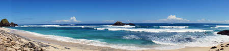 Beach in islands, Indonesia                               の写真素材