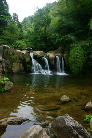 Deep forest Waterfall                      の写真素材