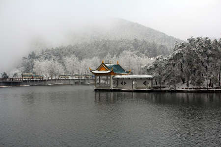 Lushan in winterのeditorial素材