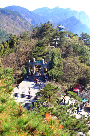Lushan In autumn , Jiangxi, Chinaのeditorial素材