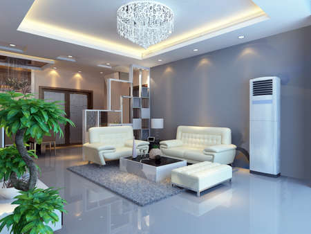 3d rendering of home interior.の写真素材