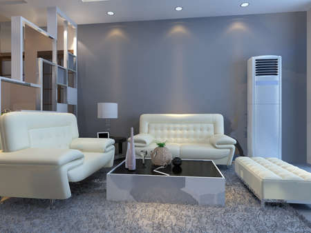 3d rendering of home interior.の写真素材