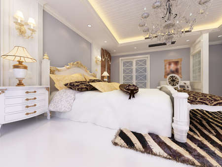 rendering bed room,so comfortable.の写真素材