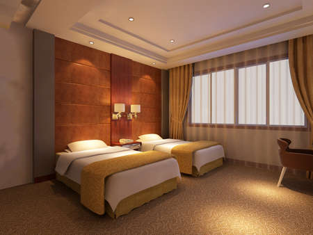 rendering bed room,so comfortable.の写真素材