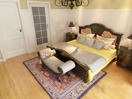 rendering bed room,so comfortable.の写真素材