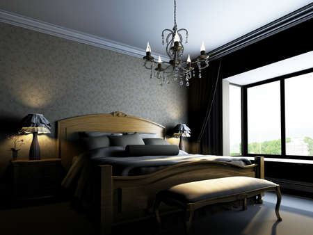 rendering bed room,so comfortable.の写真素材