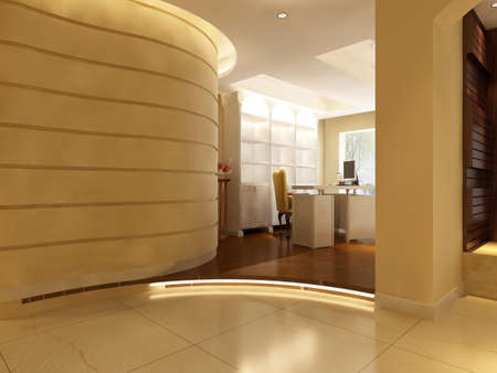3d rendering of home interior.の写真素材