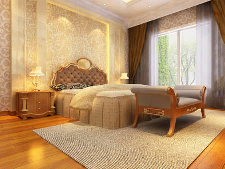 rendering bed room,so comfortable.の写真素材