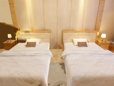 rendering bed room,so comfortable.の写真素材