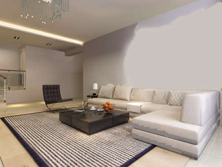 3d rendering of home interior.の写真素材