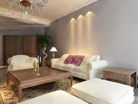 3d rendering of home interior.の写真素材