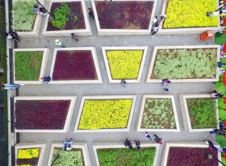 Alun-Alun city Park in Bandung, Capital of West Java Province, Indonesiaのeditorial素材