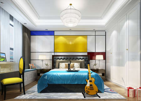 rendering children's roomの写真素材