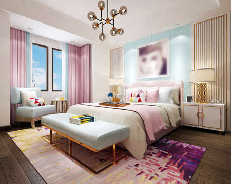 rendering children's roomの写真素材