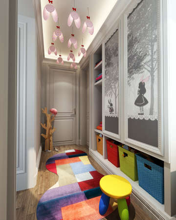 rendering children's roomの写真素材