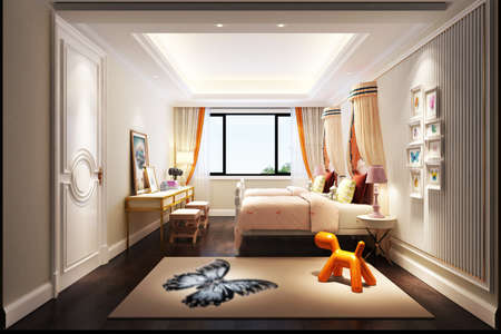 rendering children's roomの写真素材