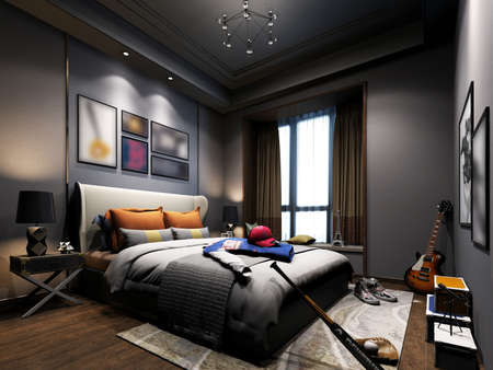 rendering children's roomの写真素材