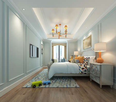 rendering children's roomの写真素材
