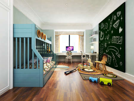 rendering children's roomの写真素材
