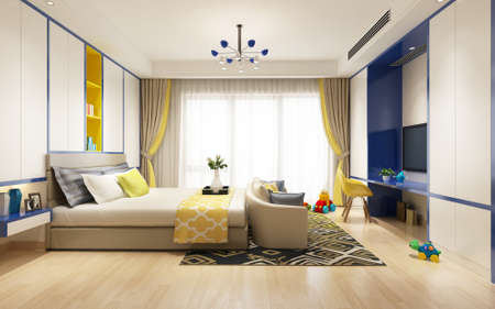 rendering children's roomの写真素材