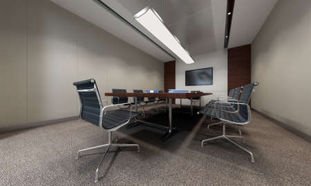 3D rendering conference roomの写真素材