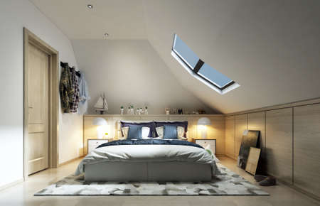 3D rendering children's roomの写真素材