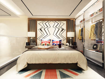 3D rendering children's roomの写真素材