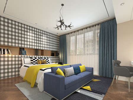 3D rendering children's room