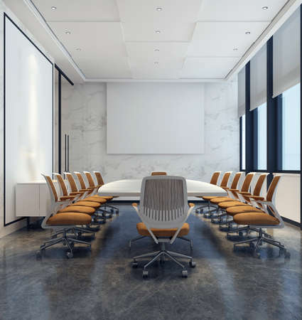 3D rendering conference roomの写真素材