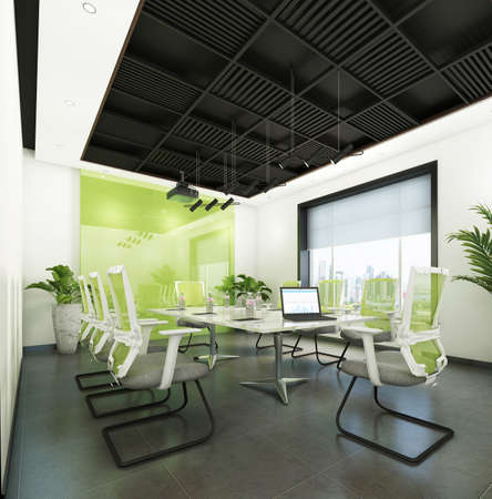 3D rendering conference roomの写真素材