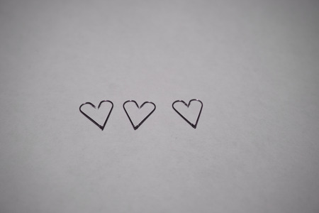 hearts design craft projectの写真素材