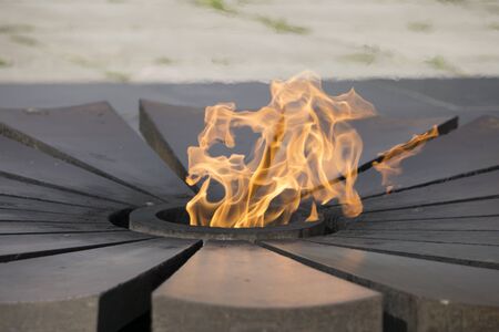 Eternal Flame - symbol of victory in World War IIの写真素材