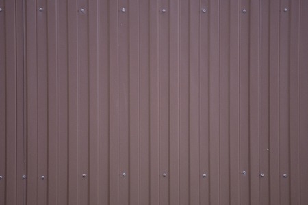 Rusty zinc corrugated iron metal textureの写真素材
