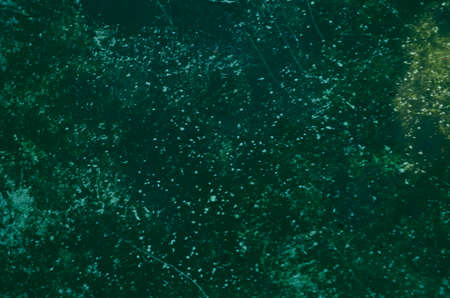 Grain blue paint wall background or textureの写真素材