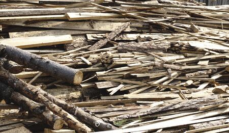 stack of gardening boards with different coloursの写真素材