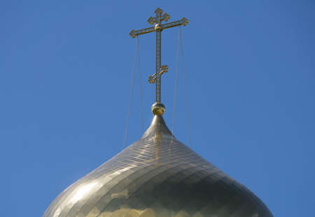 unfinished new Church of yellow brickの写真素材