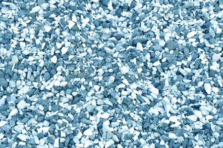 turquoise background texture of small decorative stoneの写真素材