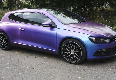 Luxury car details view, elegant and beautifulの写真素材