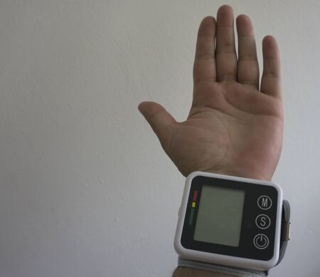 a device for measuring Blood pressureの写真素材