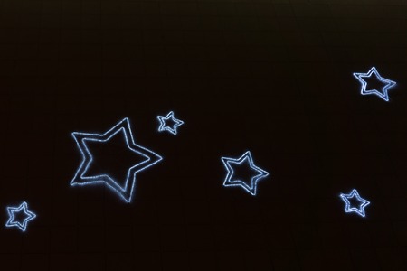Abstract star shape bokeh background of light .の写真素材