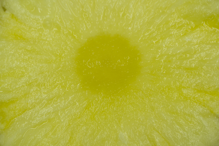 Beautiful texture slices of pineappleの写真素材